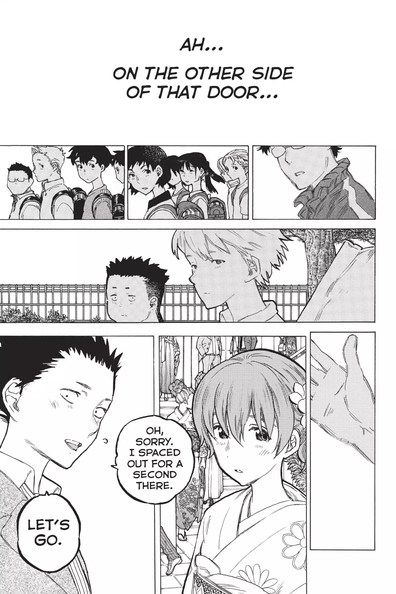 Koe no Katachi Chapter 62 page 13 - Vol.7 Final Chapter: A Silent Voice [END]