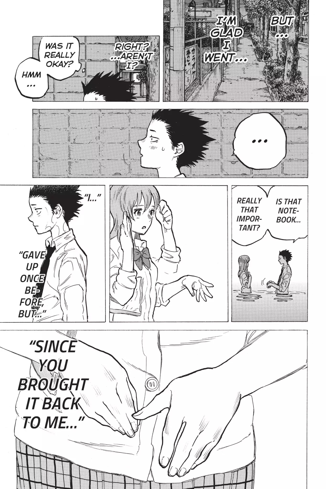 Koe no Katachi Chapter 7 page 21 - Chapter 7: I Gave up Once Before