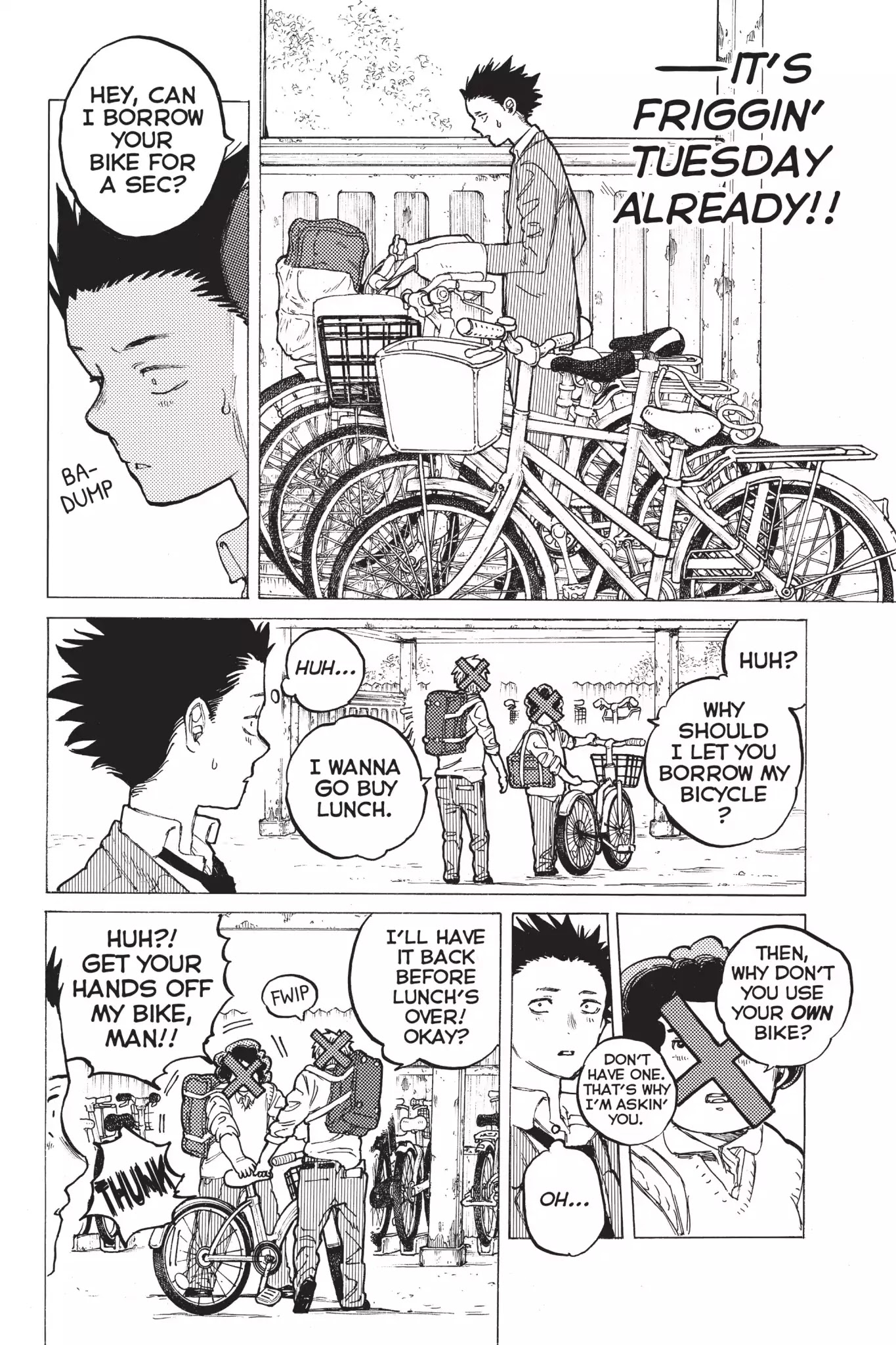 Koe no Katachi Chapter 8 page 6 - Chapter 8: "Friends?"