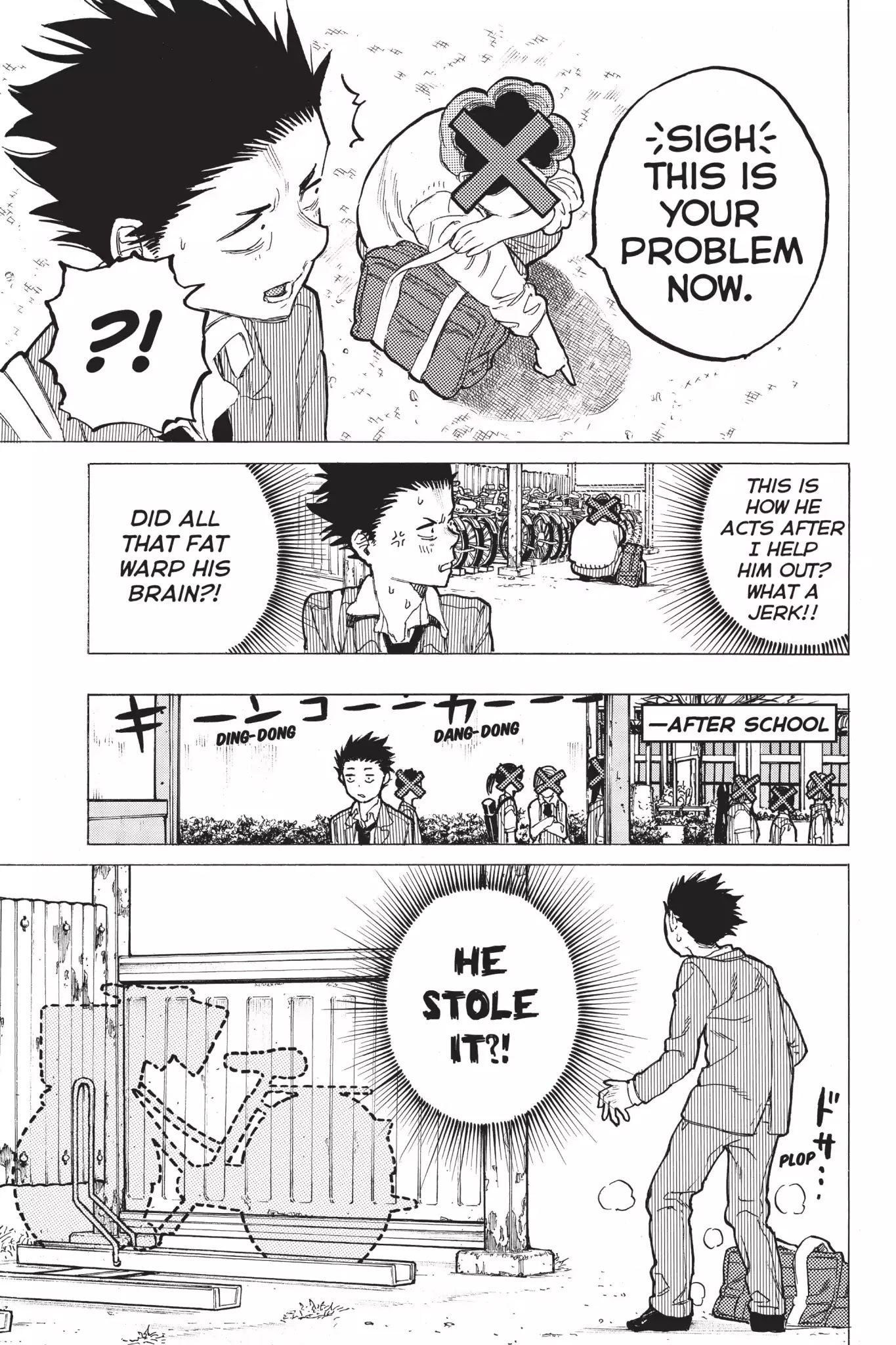 Koe no Katachi Chapter 8 page 9 - Chapter 8: "Friends?"