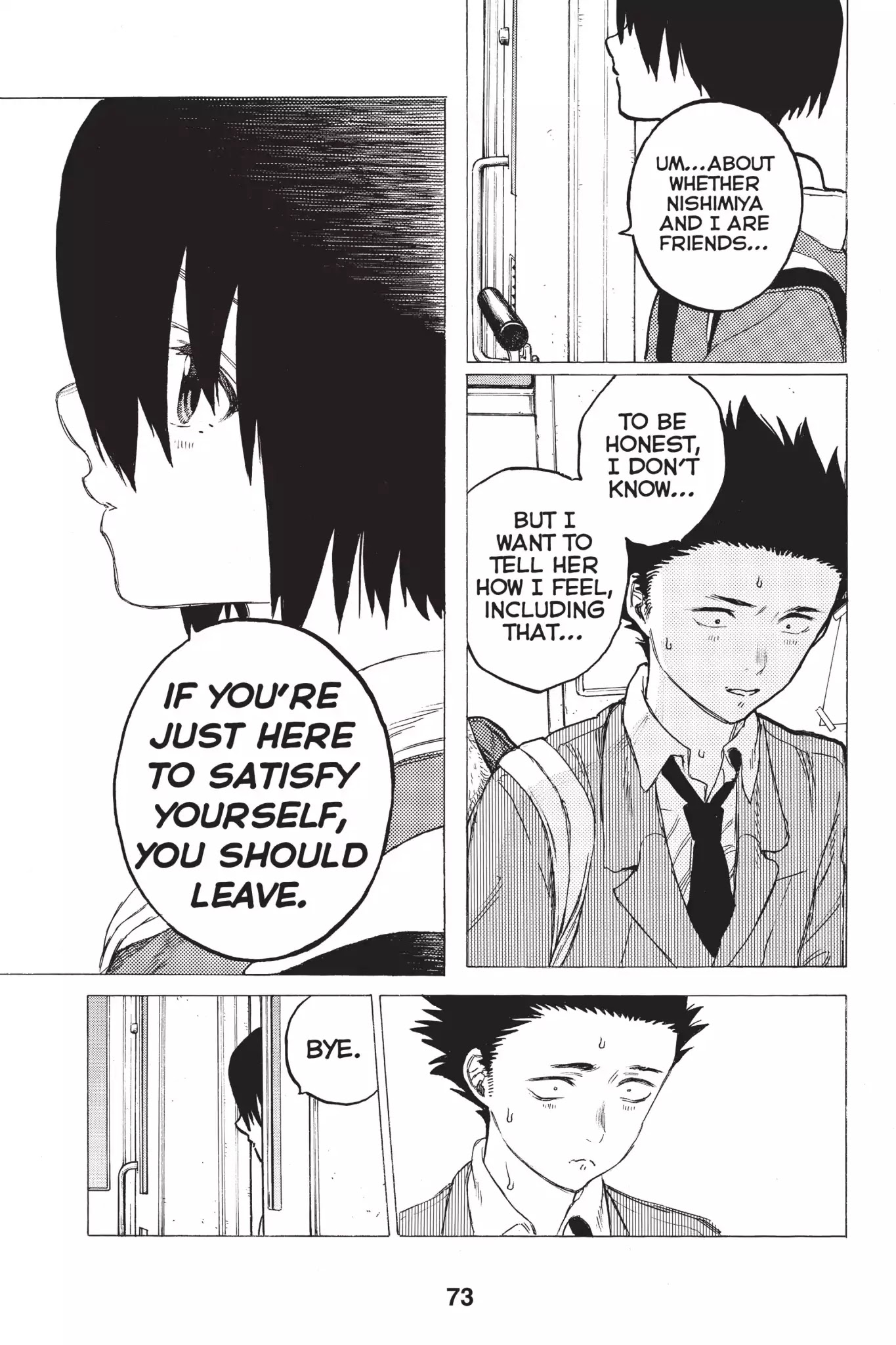 Koe no Katachi Chapter 9 page 7 - Chapter 9: The Right to be Here
