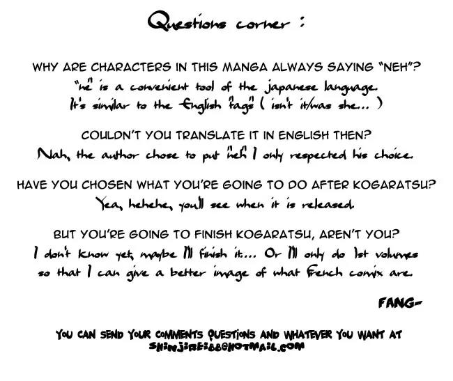 Kogaratsu Chapter 1.1-3 page 1 - Vol.1 Chapter 1.3: The Fox