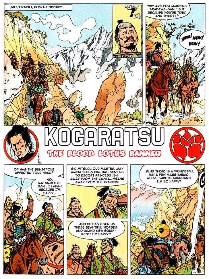Kogaratsu Chapter 1.1-6 page 8 - Vol.1 Chapter 1.6: The Blood Lotus Banner