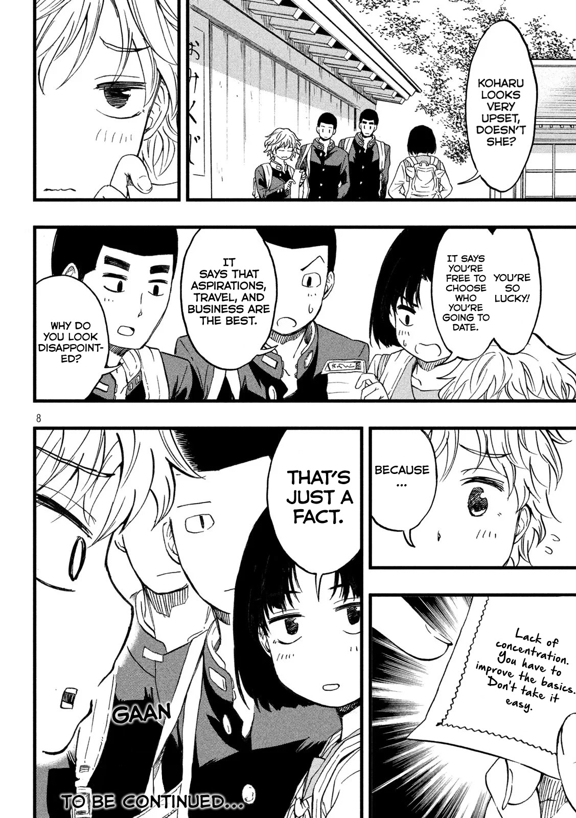KOHARU HARU! Chapter 19 page 8 - Chapter 19: Drawing Lots