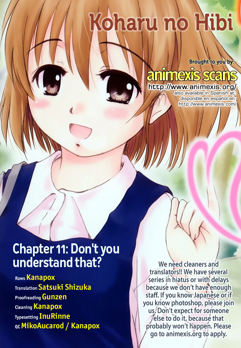 Koharu no Hibi Chapter 11 page 1 - Chapter 11
