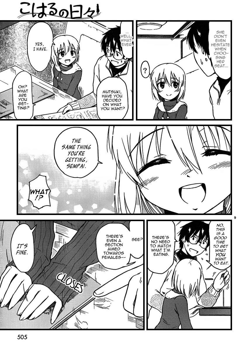 Koharu no Hibi Chapter 21 page 9 - Chapter 21