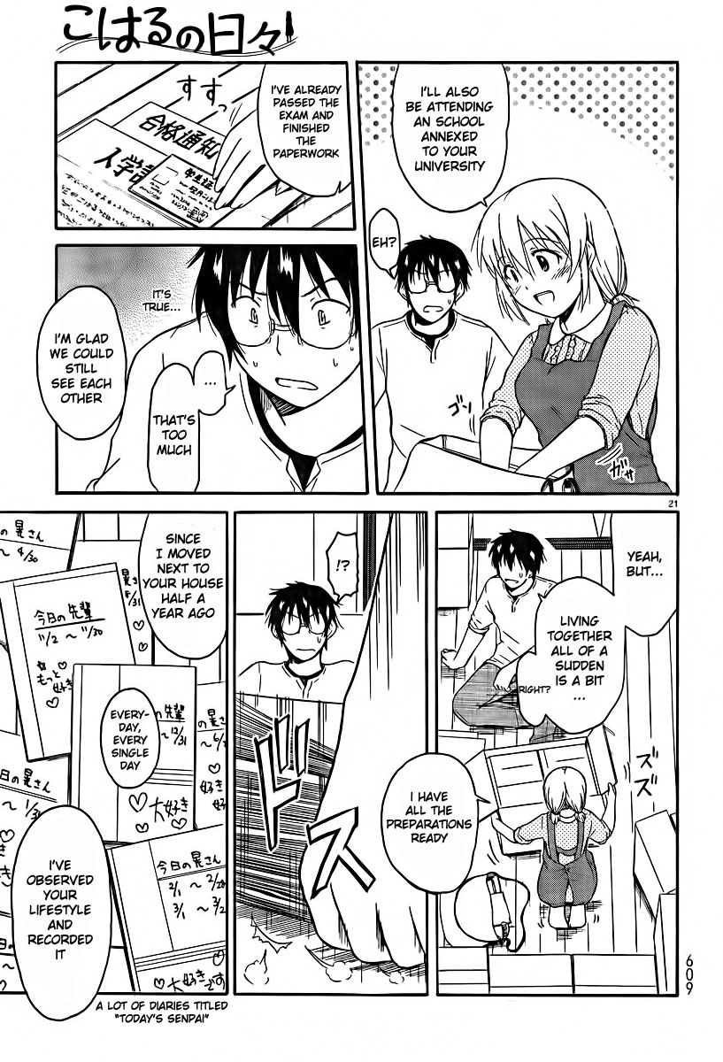 Koharu no Hibi Chapter 24 page 21 - Chapter 24 [END]