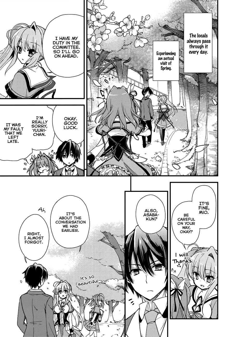 Koi ga Saku Koro Sakura Doki - Charming Scarlet Chapter 1 page 8 - Chapter 1: Time of Cherry Blossom, A New Beginning.