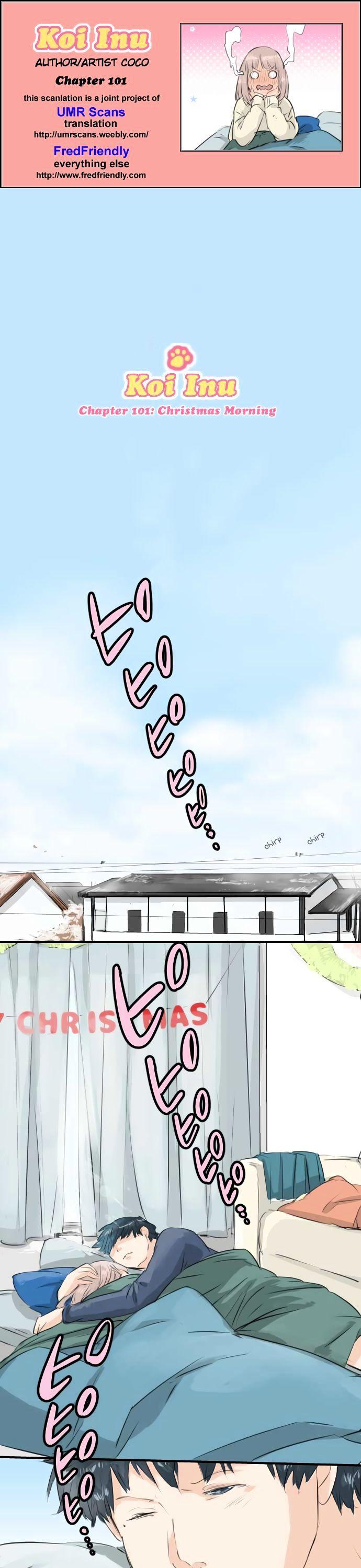 Koi Inu. Chapter 101 page 1 - Chapter 101 : Christmas Morning