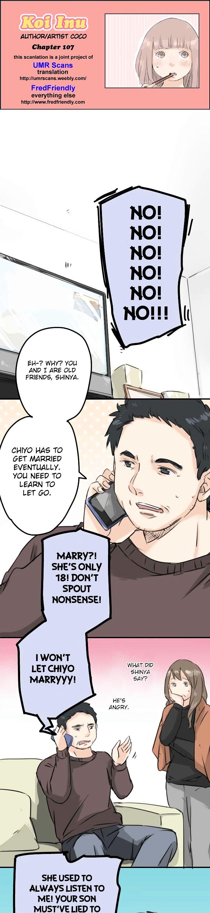 Koi Inu. Chapter 107 page 1 - Chapter 107 : Shun's Home (3)