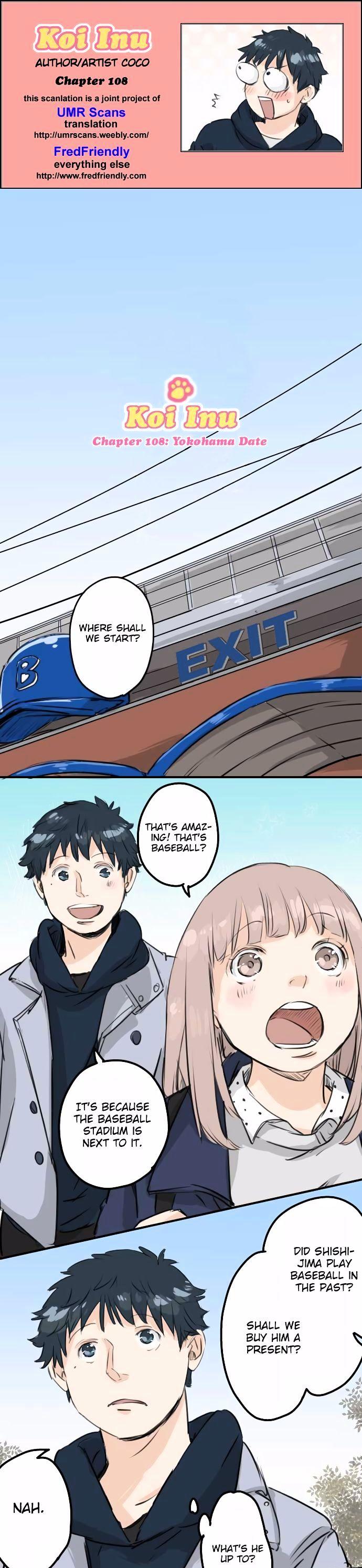 Koi Inu. Chapter 108 page 1 - Chapter 108 : Yokohama Date