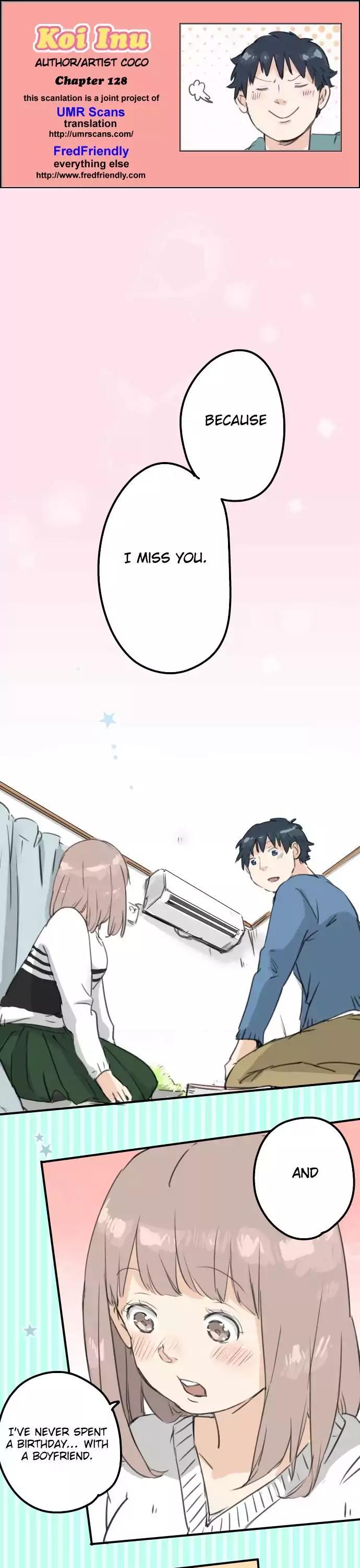 Koi Inu. Chapter 128 page 1 - Chapter 128: Chiyo's Birthday (4)