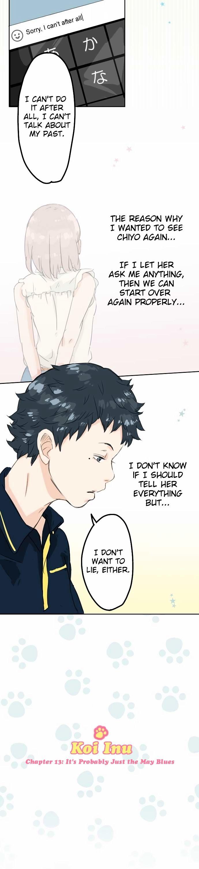 Koi Inu. Chapter 13 page 2 - Chapter 13 : It's Probably Just the May Blues