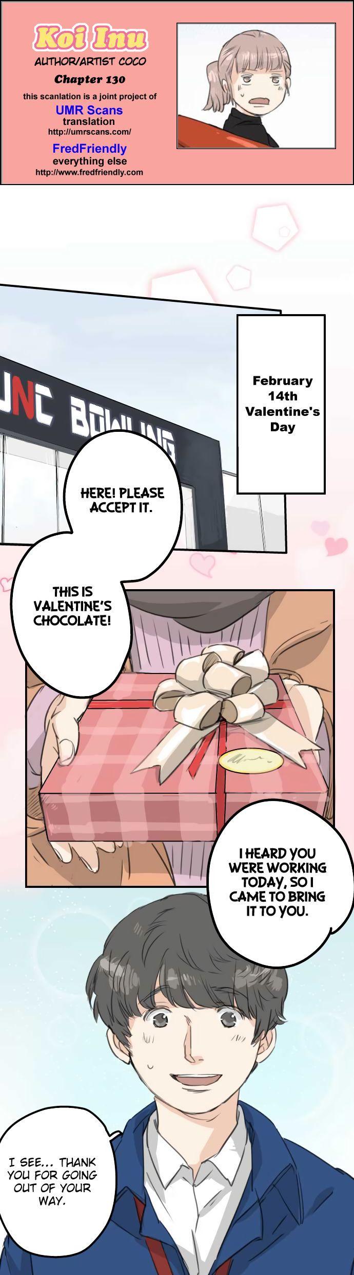 Koi Inu. Chapter 130 page 1 - Chapter 130: Nagatsuki and Valentine's Day (2)