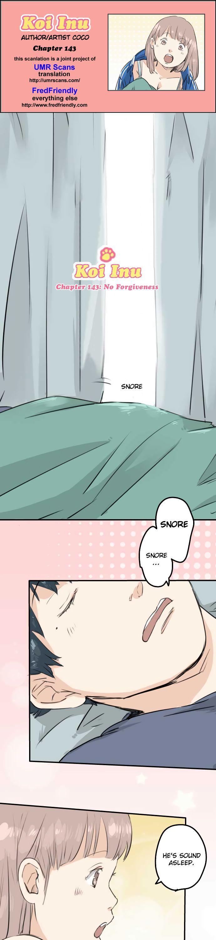 Koi Inu. Chapter 143 page 1 - Chapter 143: No Forgiveness
