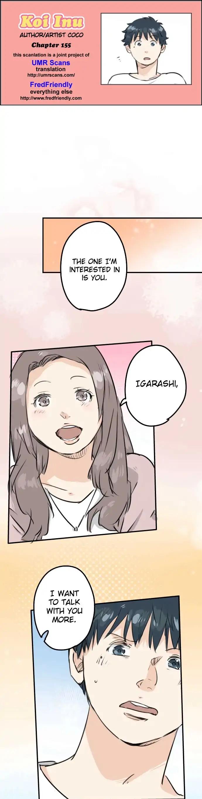 Koi Inu. Chapter 155 page 1 - Chapter 155: I Only Came for a Glass of Milk