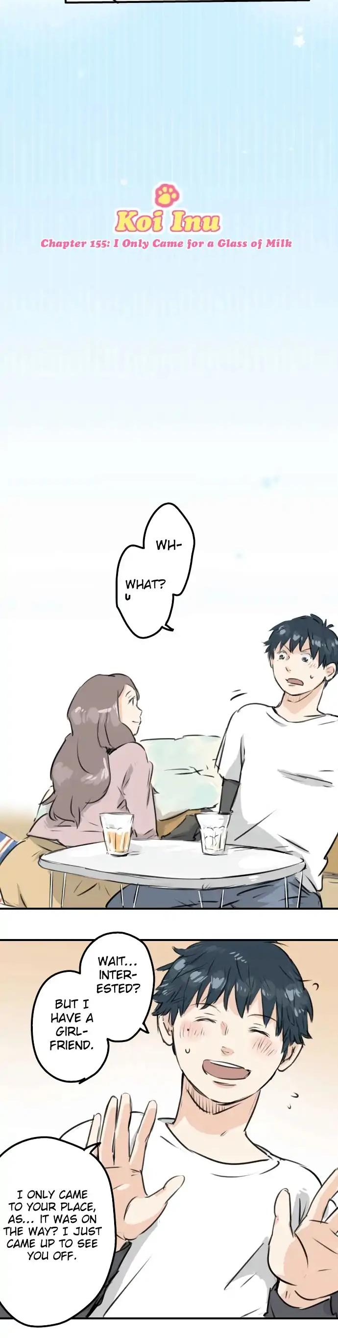 Koi Inu. Chapter 155 page 2 - Chapter 155: I Only Came for a Glass of Milk