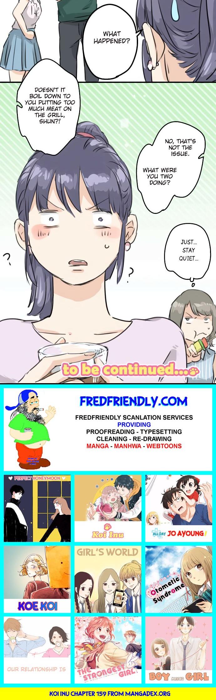 Koi Inu. Chapter 159 page 19 - Chapter 159: Meat, Danger and Jealousy