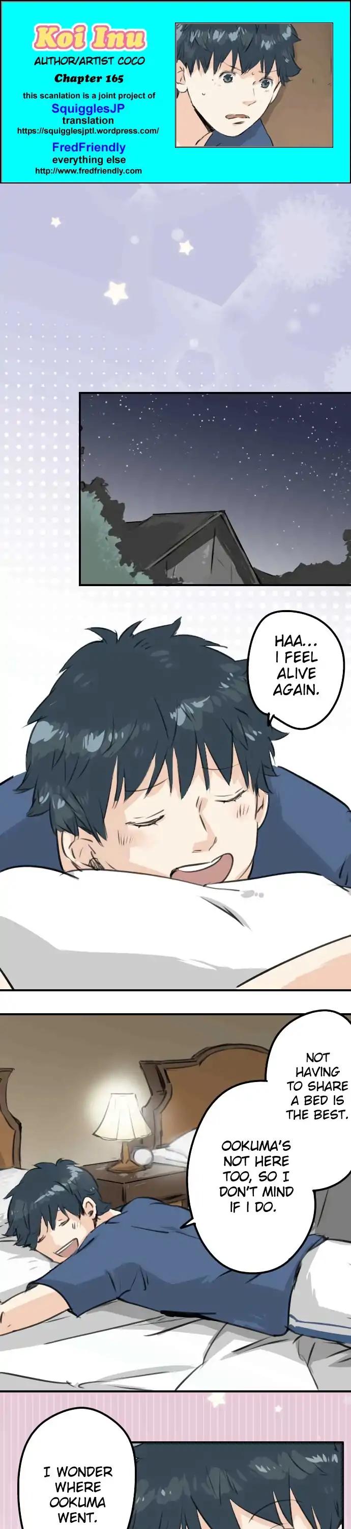 Koi Inu. Chapter 165 page 1 - Chapter 165: Slumber