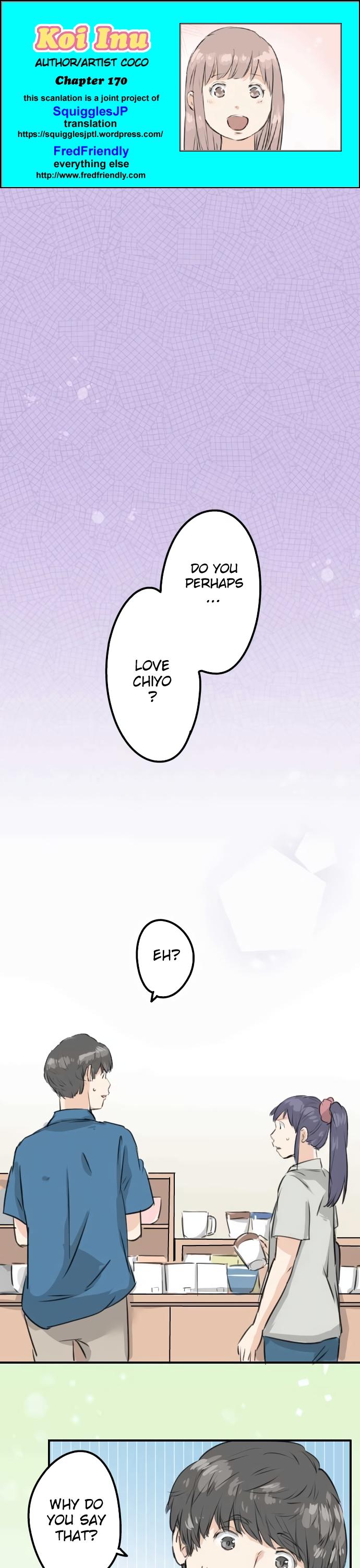 Koi Inu. Chapter 170 page 1 - Chapter 170: Story of the Runaway Man