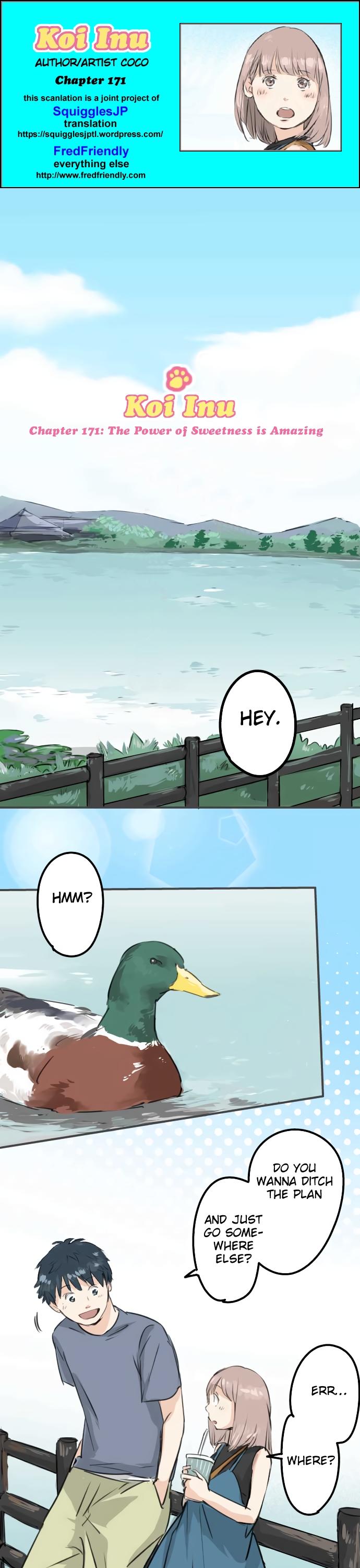 Koi Inu. Chapter 171 page 1 - Chapter 171: The Power of Sweetness is Amazing