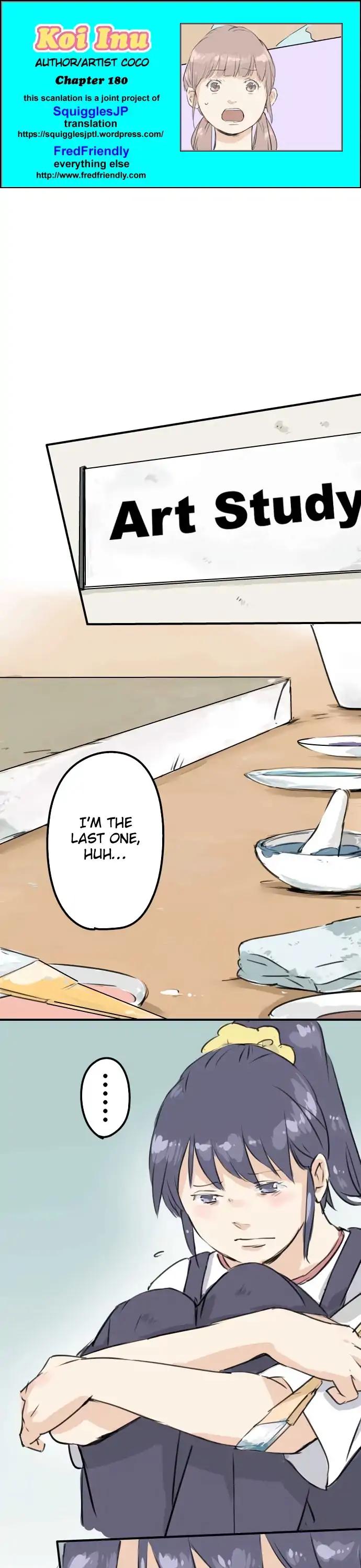Koi Inu. Chapter 180 page 1 - Chapter 180: Words from a Woman are... Contrary?
