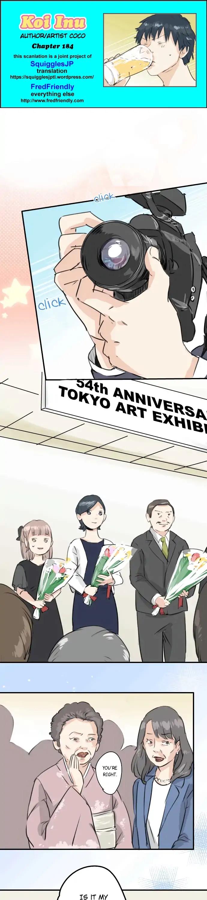 Koi Inu. Chapter 184 page 1 - Chapter 184: Celebration Sake