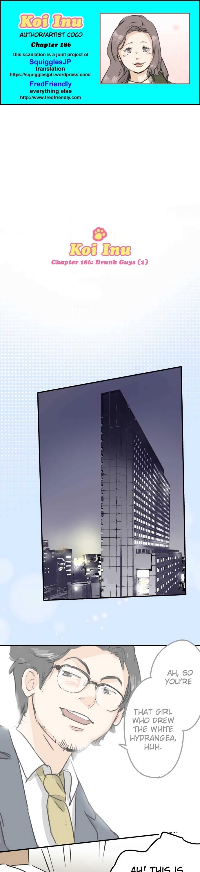 Koi Inu. Chapter 186 page 1 - Chapter 186: Drunk Guys (2)