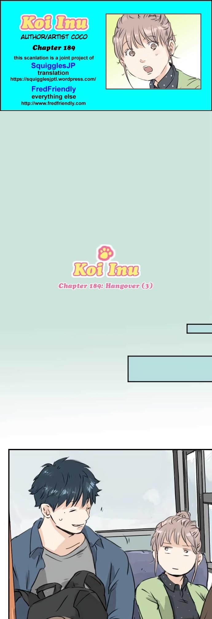 Koi Inu. Chapter 189 page 1 - Chapter 189: Hangover (3)