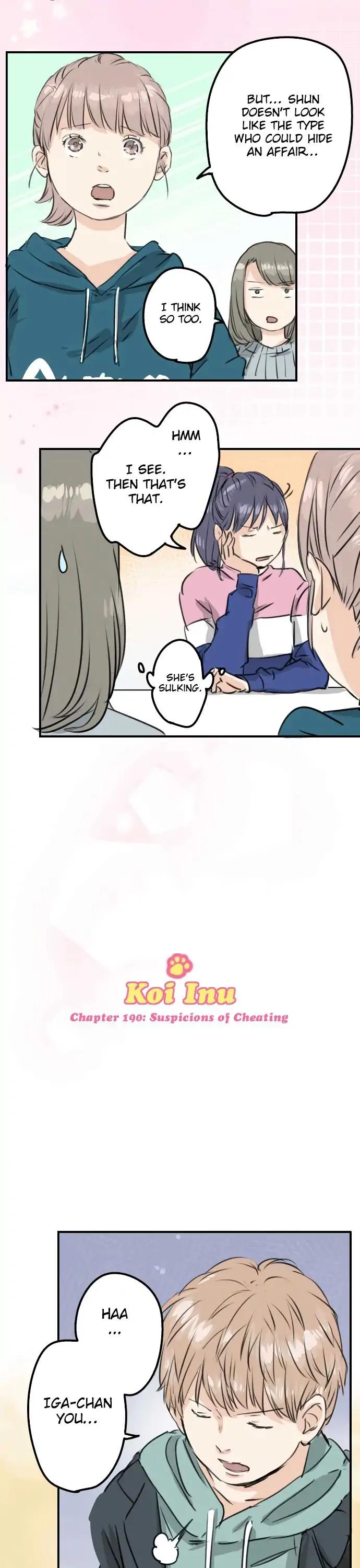 Koi Inu. Chapter 190 page 3 - Chapter 190: Suspicions of Cheating