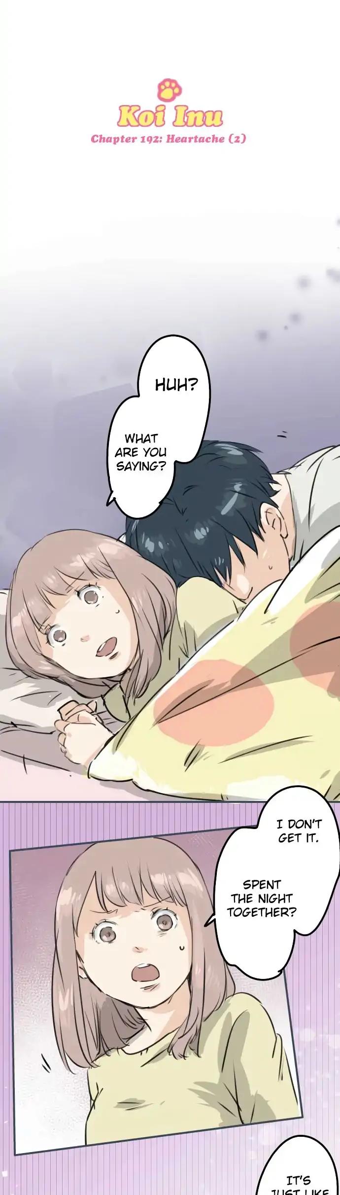Koi Inu. Chapter 192 page 3 - Chapter 192: Heartache (2)