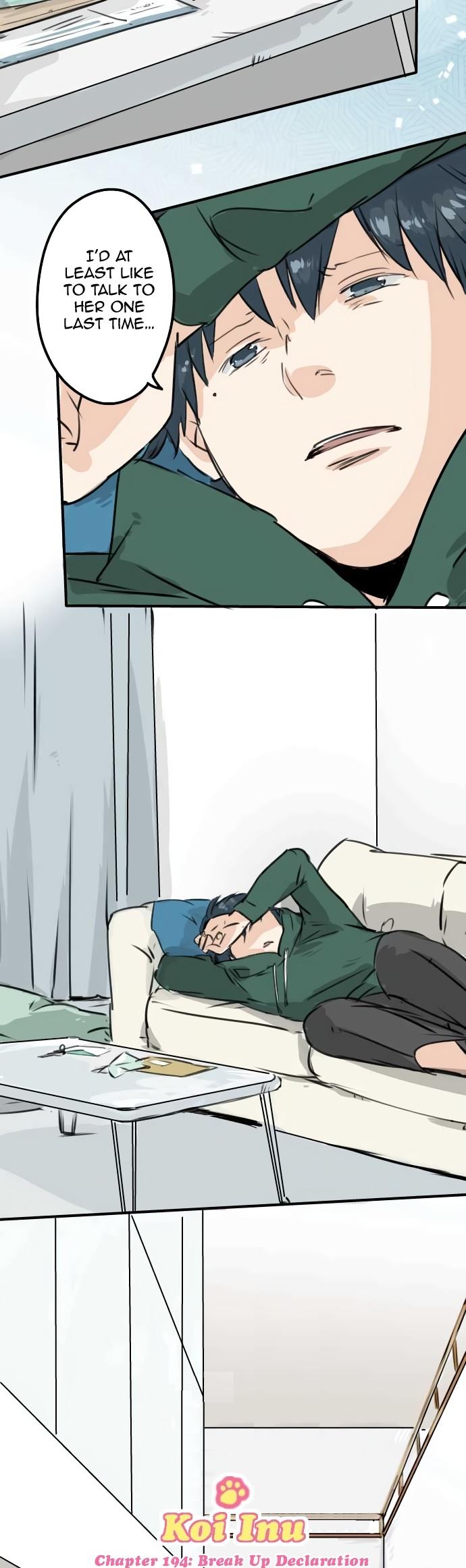 Koi Inu. Chapter 194 page 2 - Chapter 194: Break Up Declaration