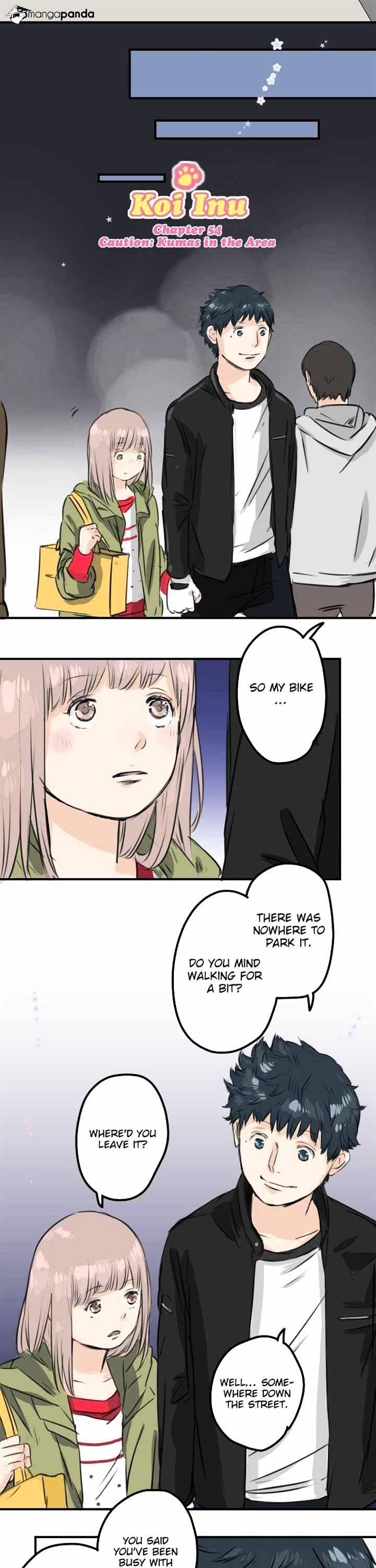 Koi Inu. Chapter 54 page 4 - Chapter 54 : Caution: Kumas in the Area
