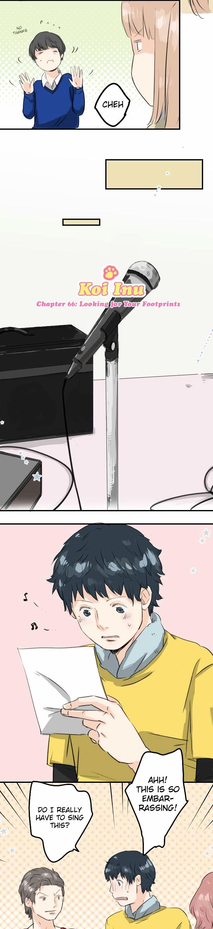 Koi Inu. Chapter 66 page 4 - Chapter 66 : Looking for Your Footprints