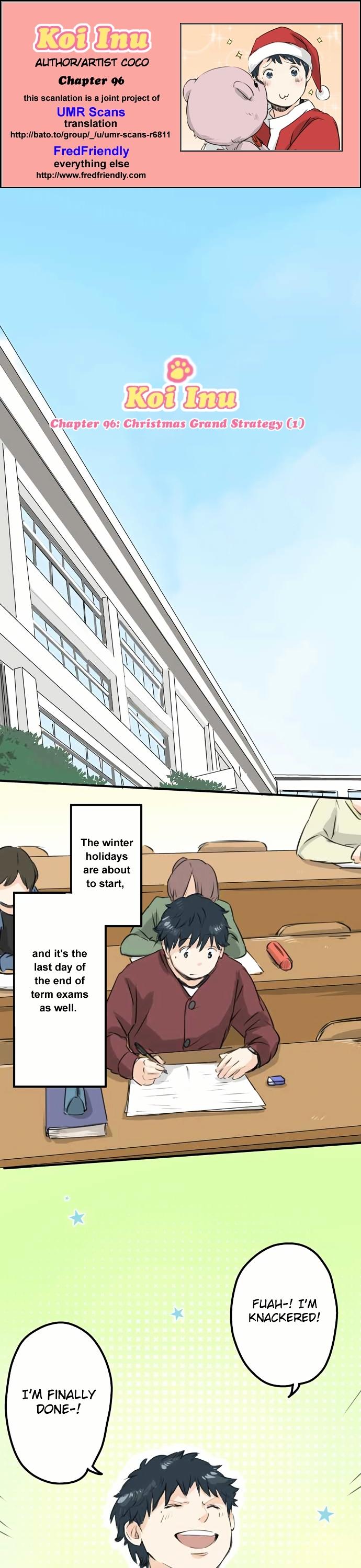 Koi Inu. Chapter 96 page 1 - Chapter 96 : Christmas Grand Strategy (1)