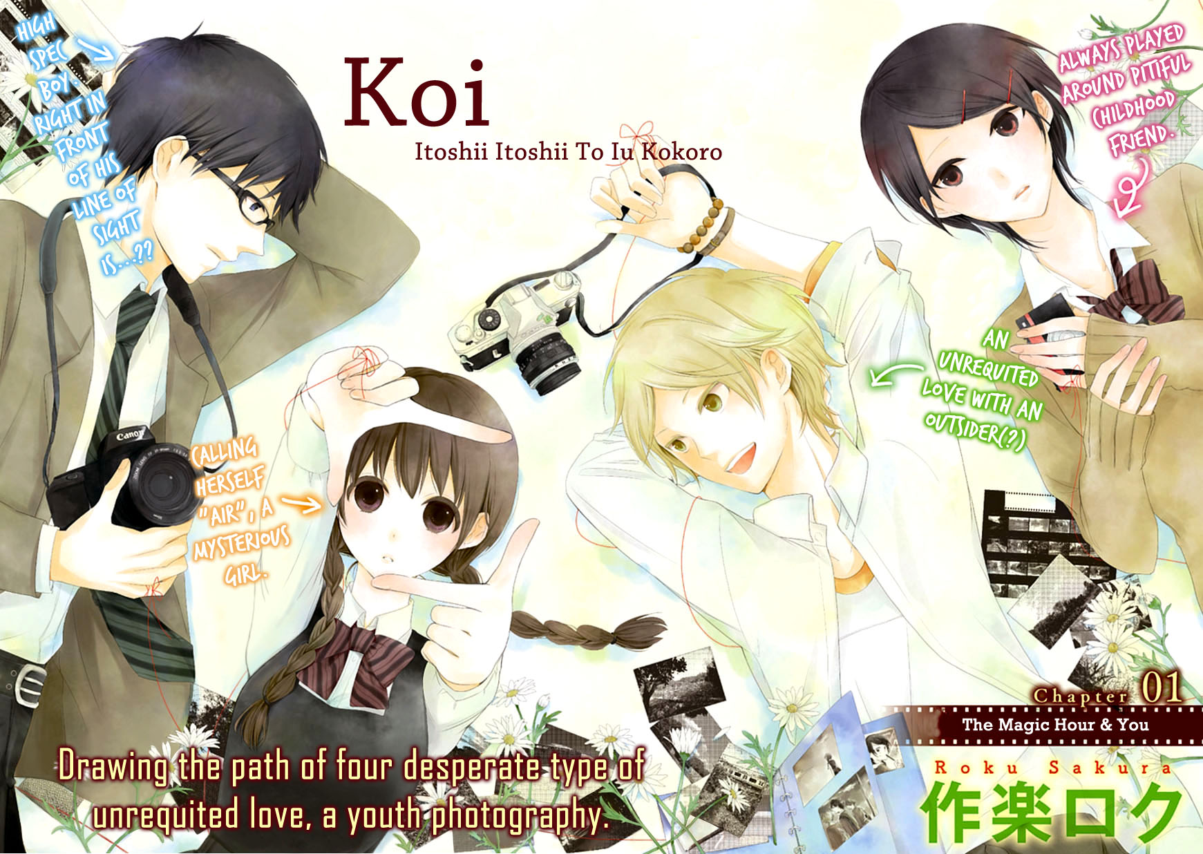 Koi. - Itoshii Itoshii to Iu Kokoro Chapter 1 page 2 - Chapter 1 : The Magic Hour and You