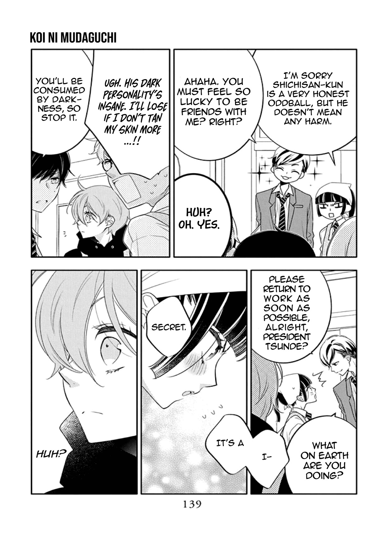 Koi ni Mudaguchi Chapter 10 page 14 - Chapter 10: Chocolate and Mt. Fuji