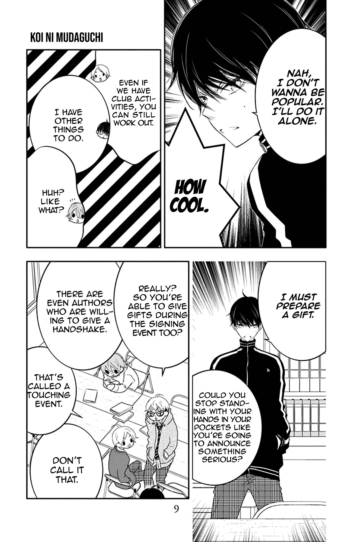 Koi ni Mudaguchi Chapter 11 page 10 - Chapter 11: Tongue click and ticket