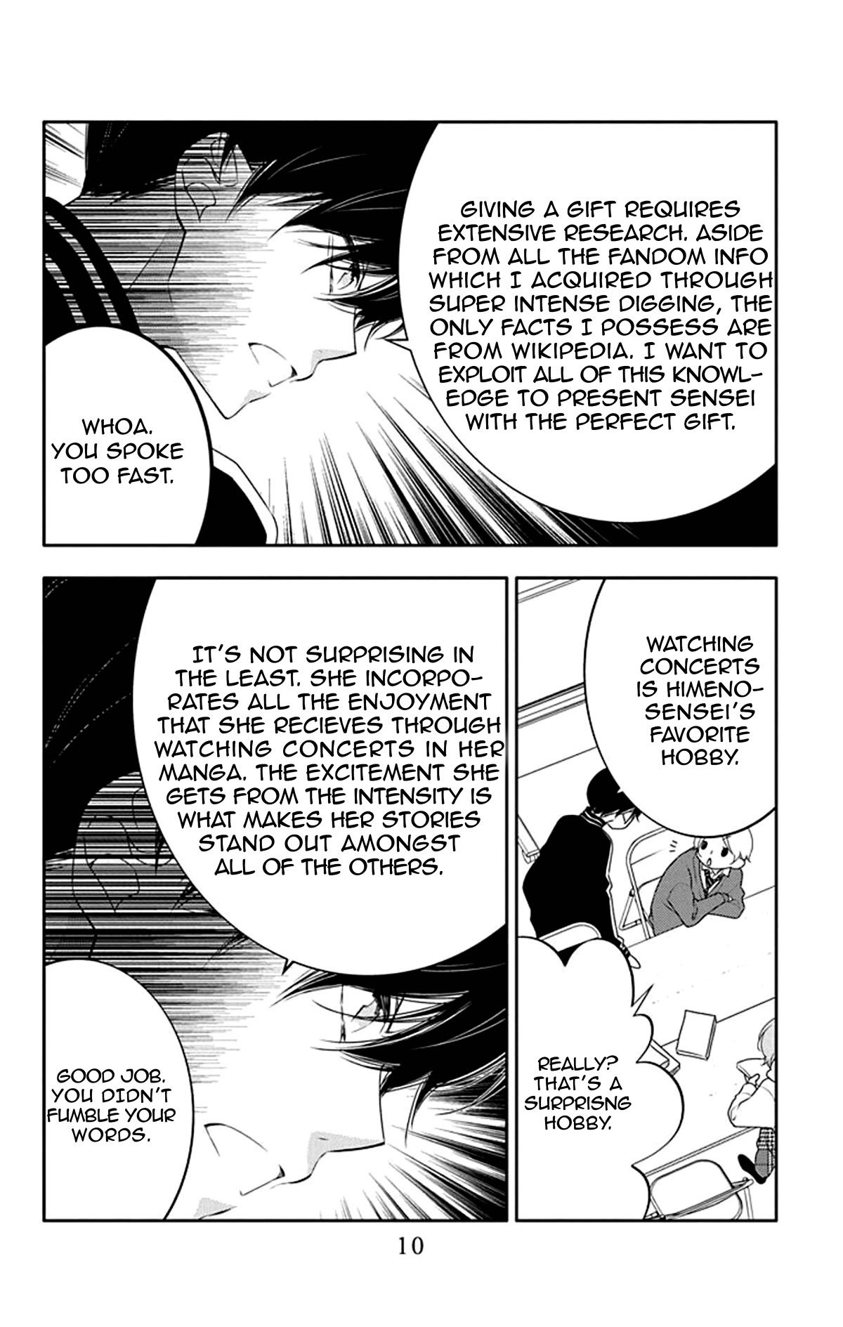 Koi ni Mudaguchi Chapter 11 page 11 - Chapter 11: Tongue click and ticket