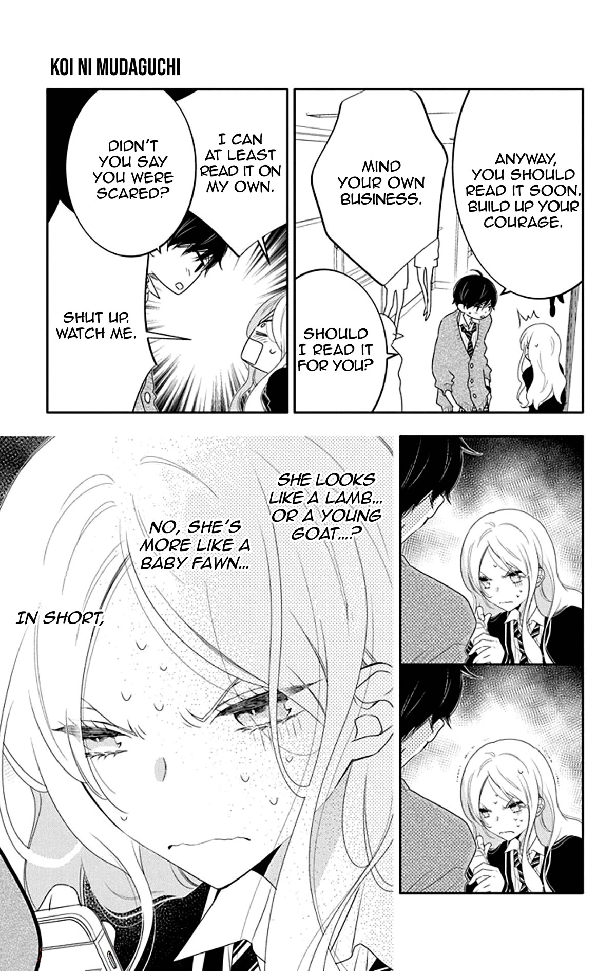 Koi ni Mudaguchi Chapter 11 page 18 - Chapter 11: Tongue click and ticket
