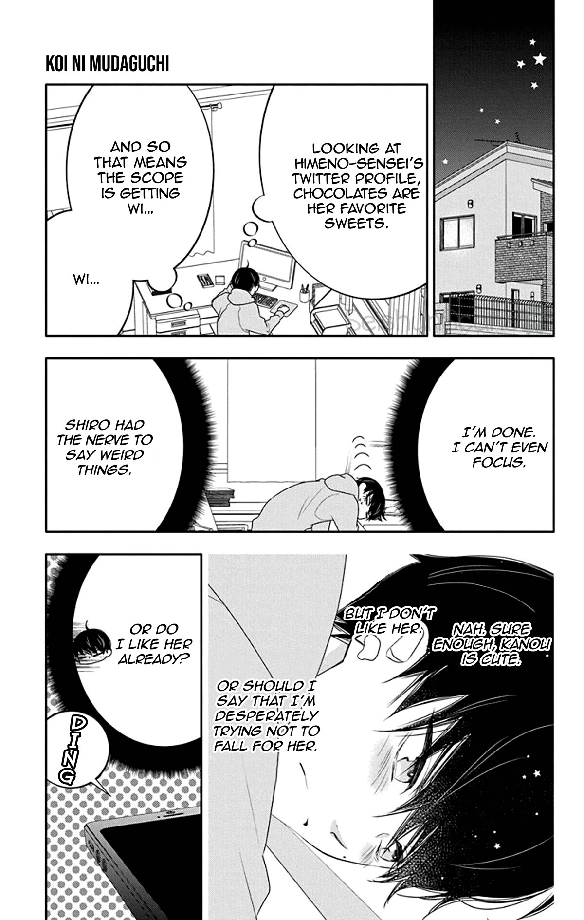 Koi ni Mudaguchi Chapter 11 page 22 - Chapter 11: Tongue click and ticket