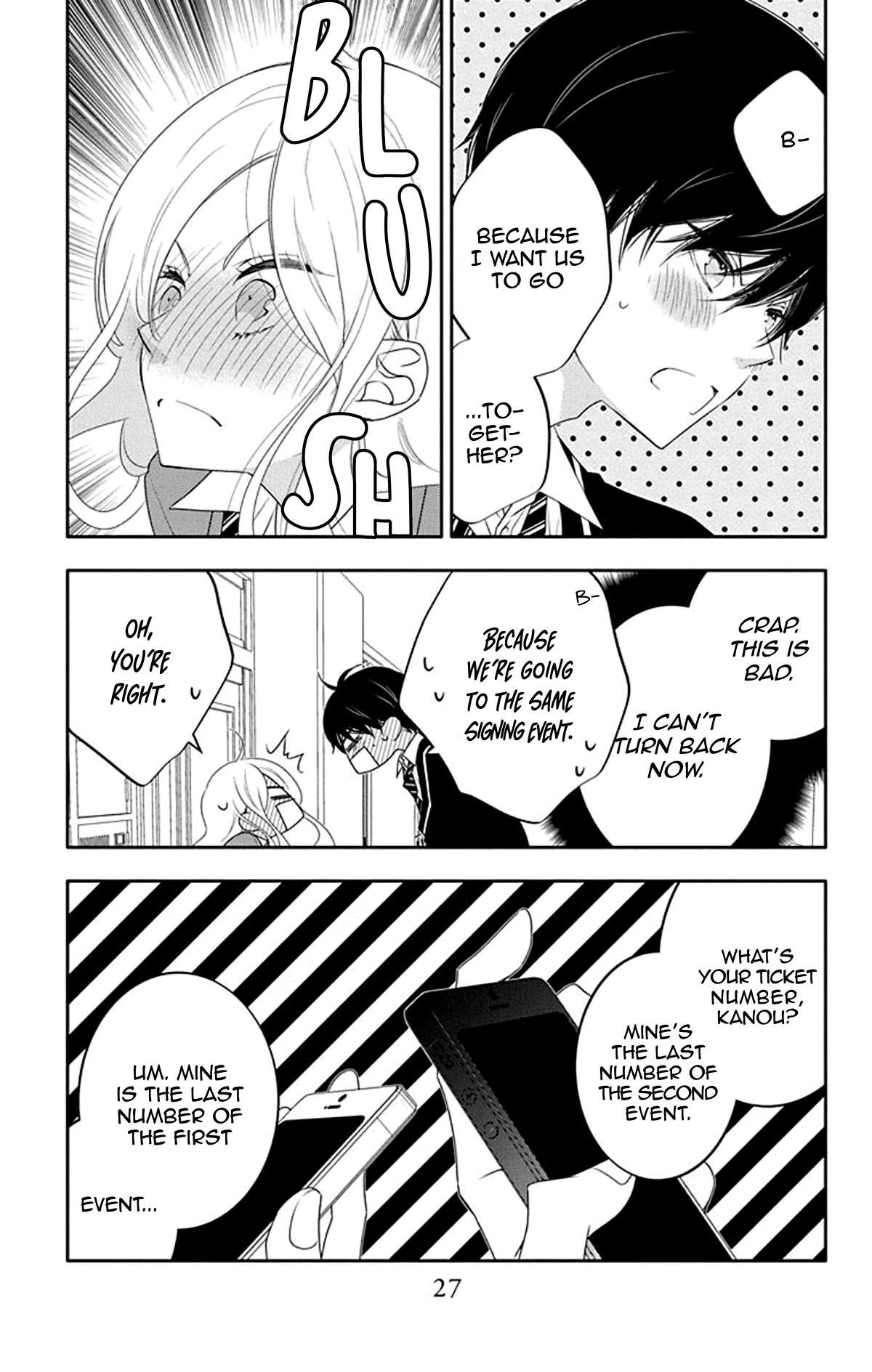 Koi ni Mudaguchi Chapter 11 page 28 - Chapter 11: Tongue click and ticket