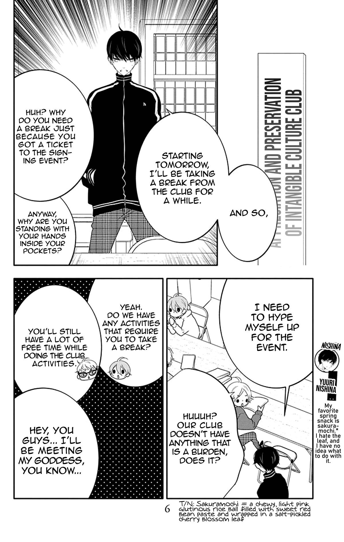 Koi ni Mudaguchi Chapter 11 page 7 - Chapter 11: Tongue click and ticket