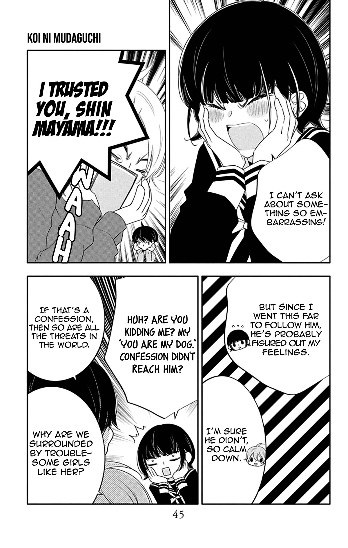 Koi ni Mudaguchi Chapter 12 page 14 - Chapter 12: Glasses and Fiancée