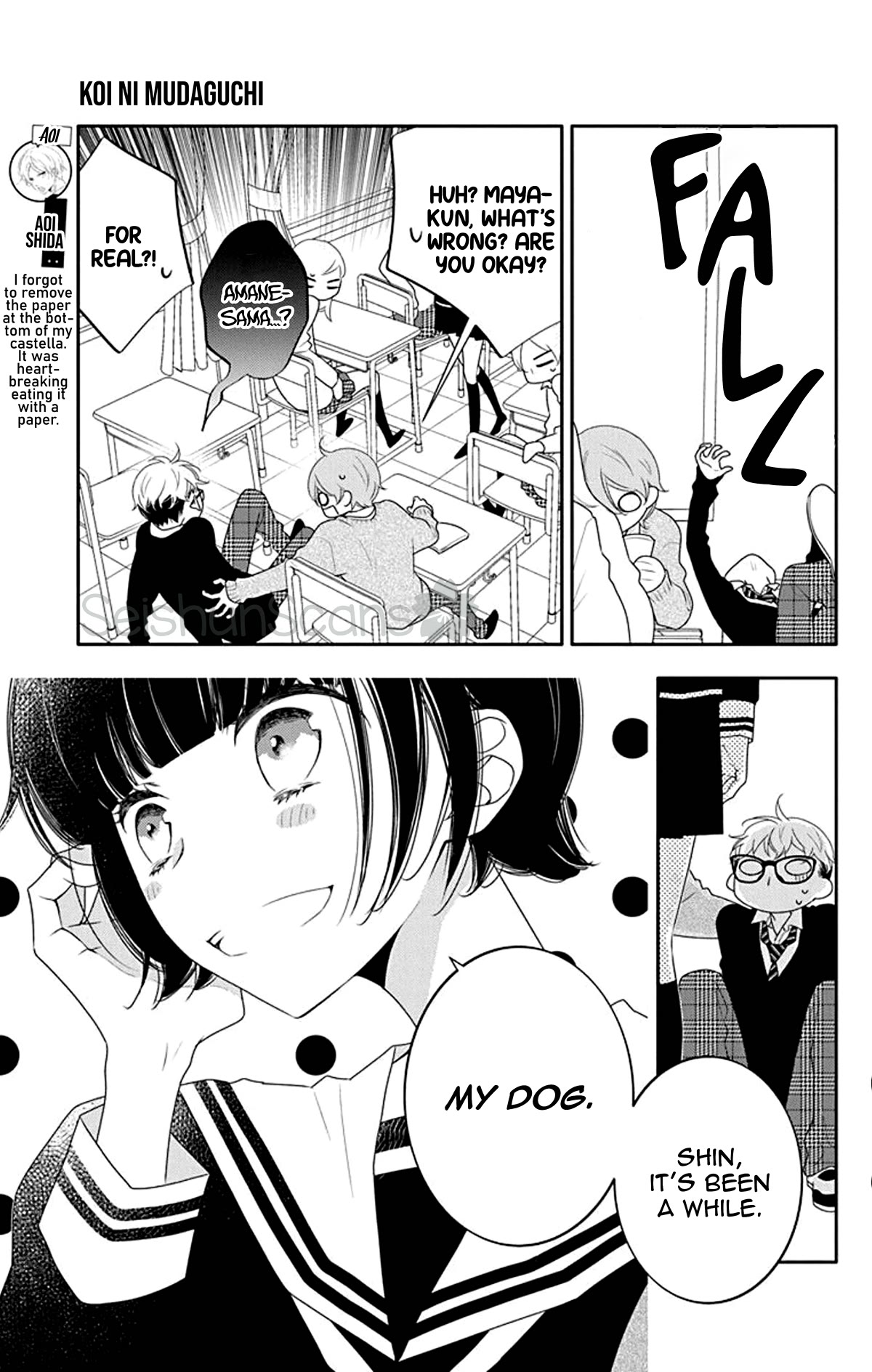 Koi ni Mudaguchi Chapter 12 page 6 - Chapter 12: Glasses and Fiancée