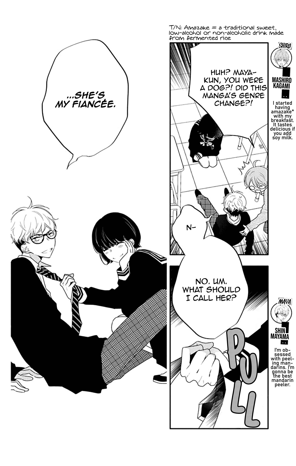 Koi ni Mudaguchi Chapter 12 page 7 - Chapter 12: Glasses and Fiancée
