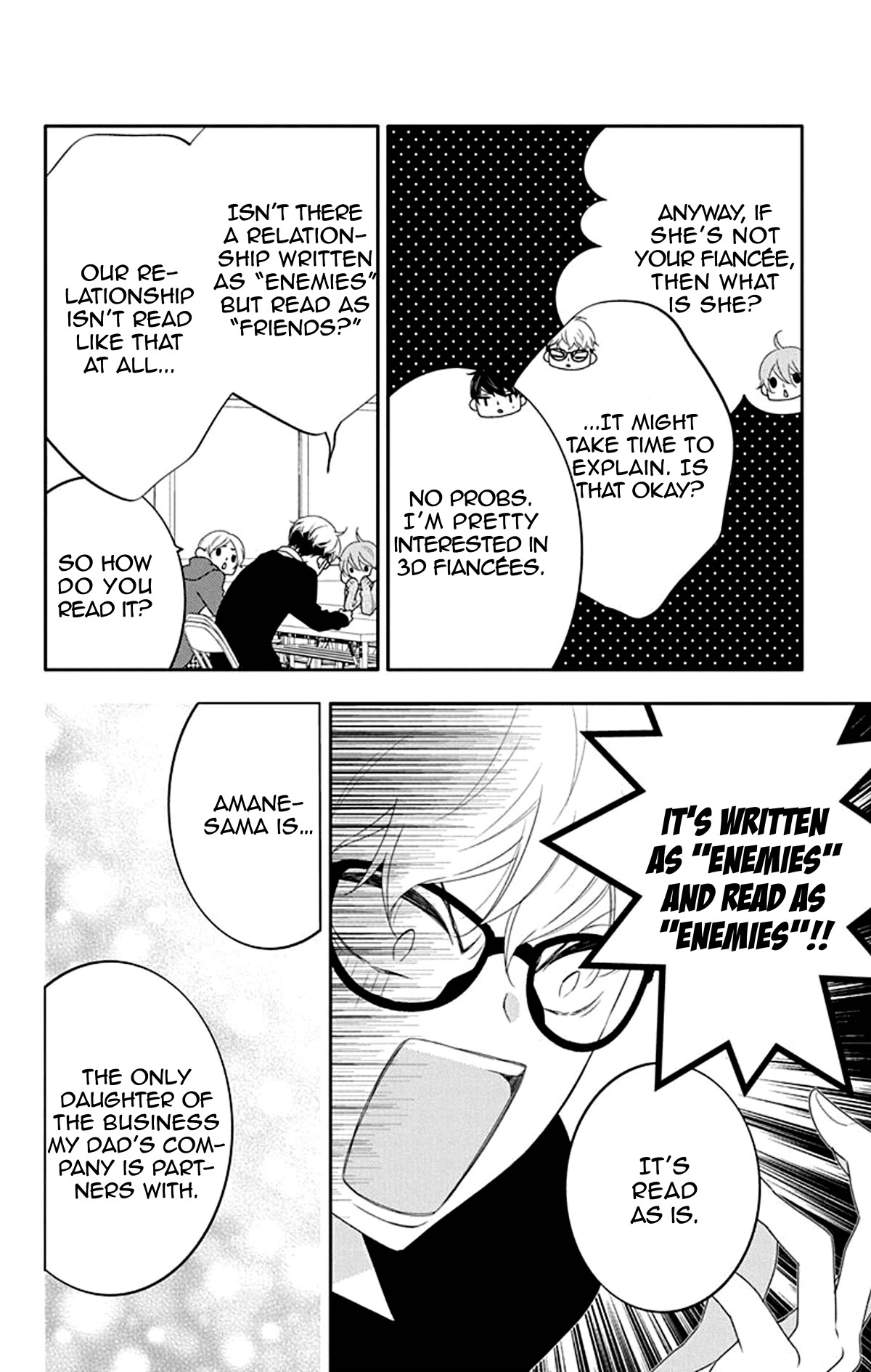 Koi ni Mudaguchi Chapter 12 page 9 - Chapter 12: Glasses and Fiancée