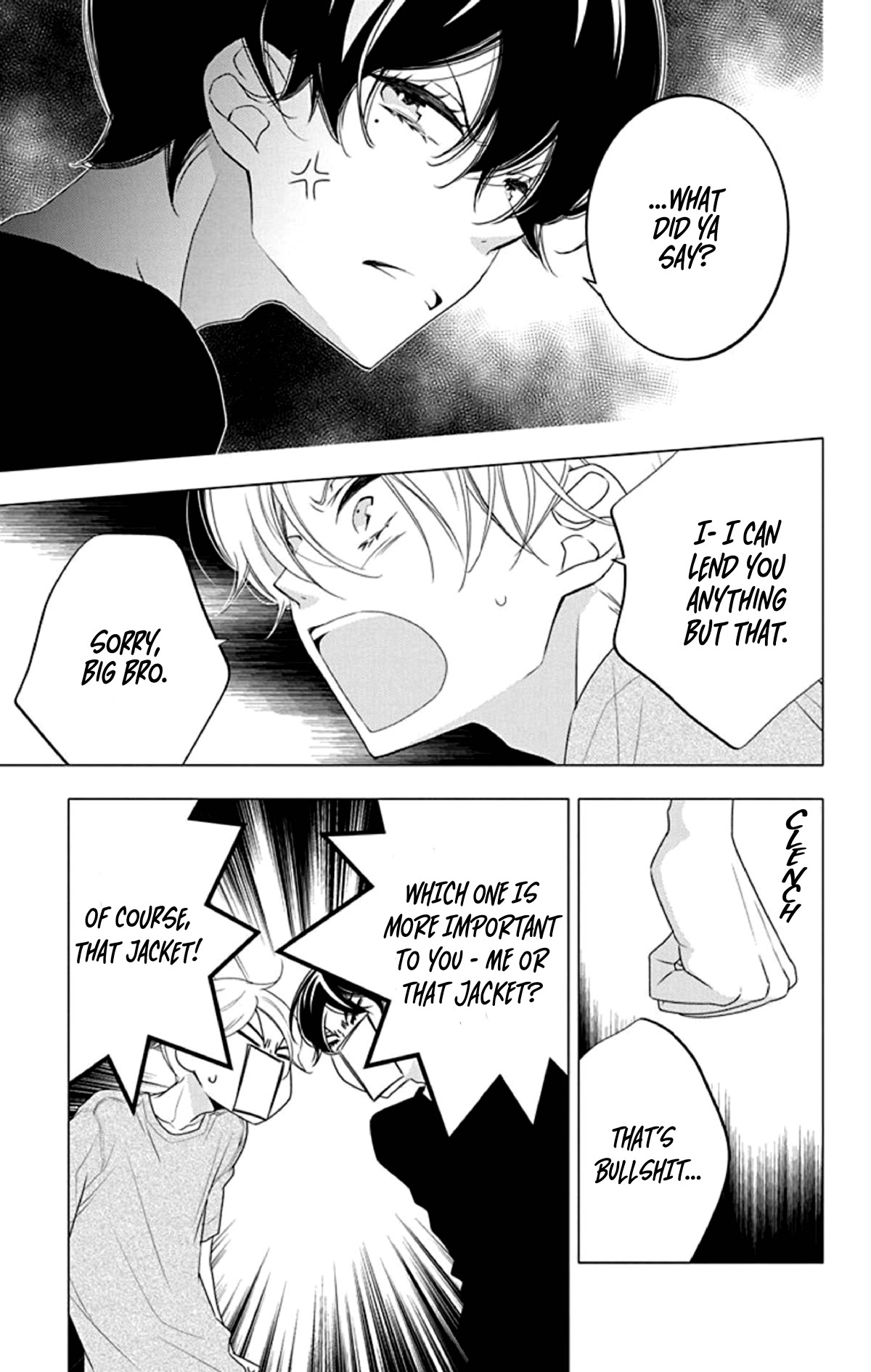 Koi ni Mudaguchi Chapter 13 page 10 - Chapter 13: Brother complex and halfsies.
