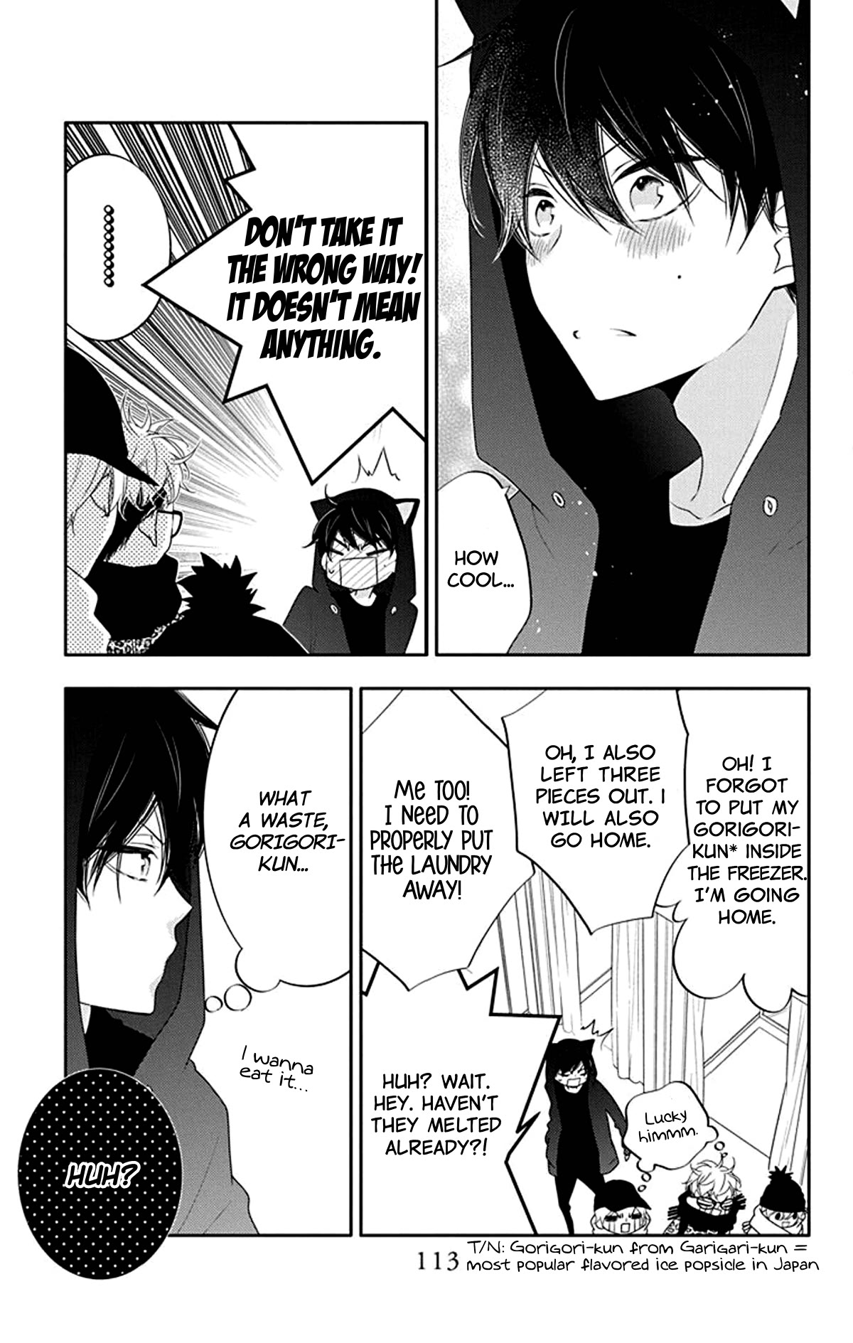 Koi ni Mudaguchi Chapter 14 page 19 - Chapter 14: Kiss and tuxedo.
