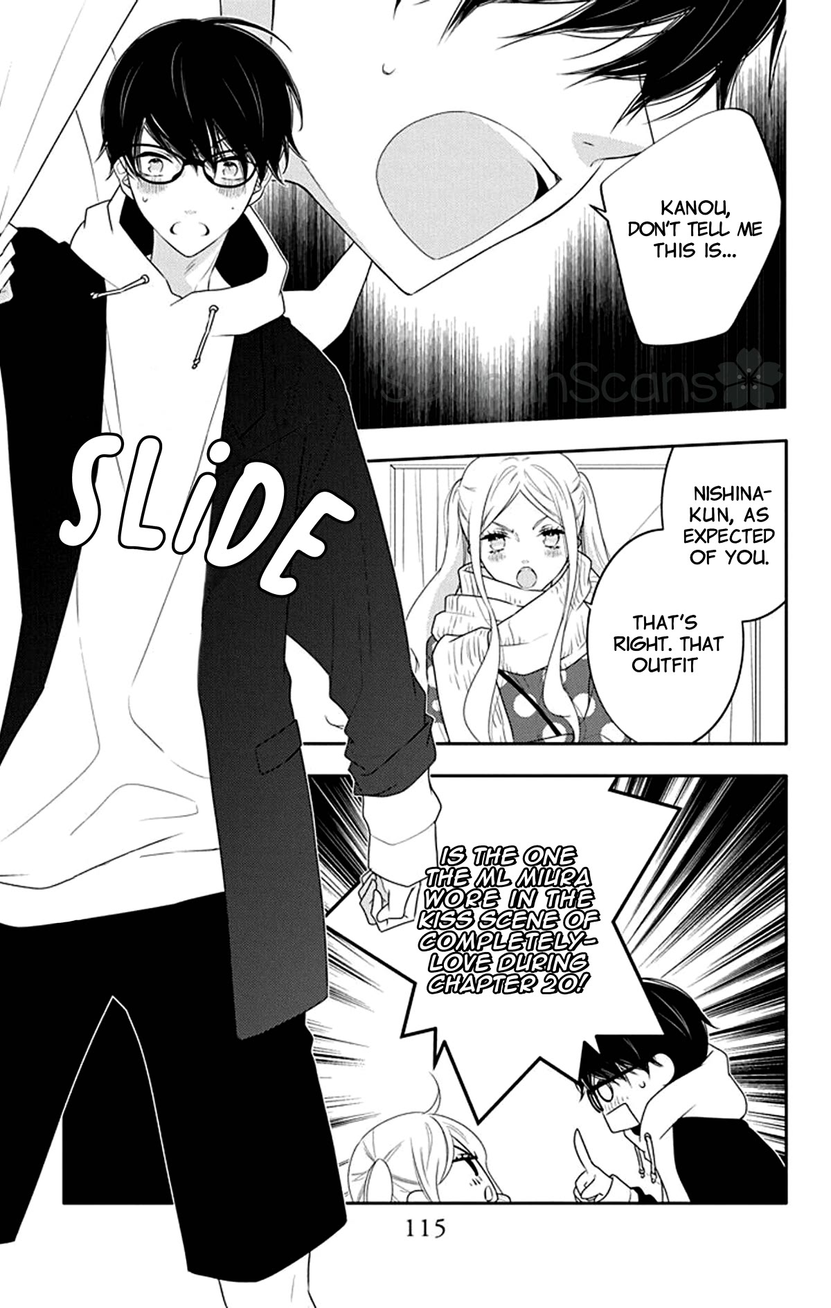Koi ni Mudaguchi Chapter 14 page 21 - Chapter 14: Kiss and tuxedo.